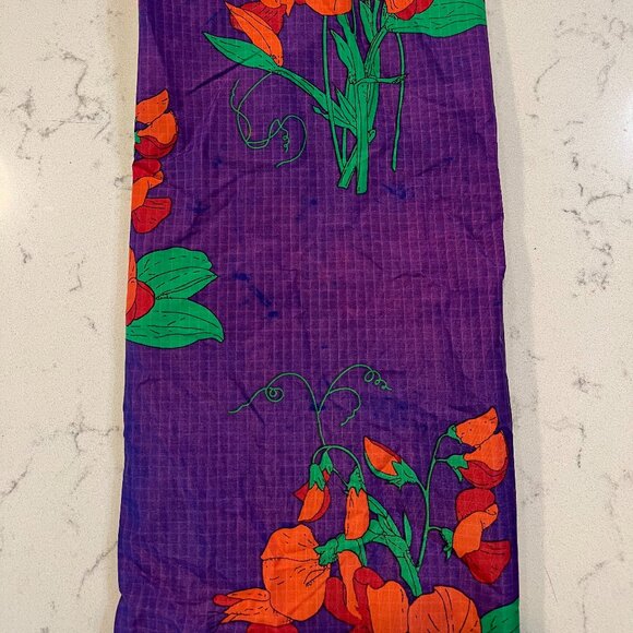 ||*Rare*|| BAGGU | Large 3D Zip | Blue Sweet Pea | San Simeon Collection || EUC - Picture 13 of 14